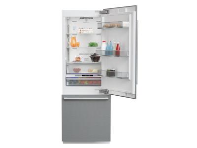 30" Blomberg Fully Integrated Built-In Bottom-Freezer Refrigerator - BRFB1920SS