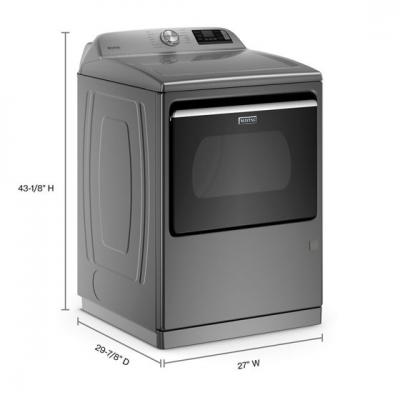 27" Maytag 7.4 Cu. Ft. Smart Top Load Gas Dryer With Extra Power Button  - MGD7230HC