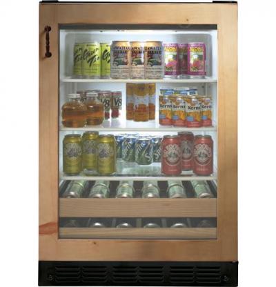 24" Monogram Custom Panel Beverage Center - ZDBI240HII