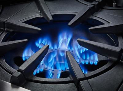 30" Blue Star Platinum Series Gas Rangetop with 4 Opened Burners in Natural Gas - BSPRT304B