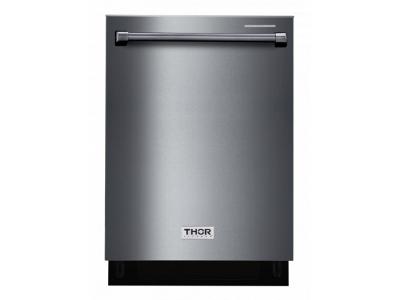 24" ThorKitchen Dishwasher With Smart Wash System and Delay Start - HDW2401BS