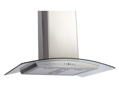 36" Cyclone Alito Collection Island Range Hood With 2 LED Lights - SIB521