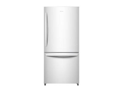31" Hisense 17.0 Cu.ft. Counter-depth Bottom Mount Refrigerator in White - RB17N6DWE
