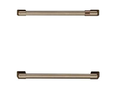 Café Undercounter Refrigeration Handle Kit in Brushed Bronze - CXQD2H2PNBZ