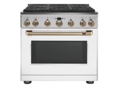 36"Café 5.75 Cu. Ft. Dual-Fuel Professional Range With 6 Burners (Natural Gas) - C2Y366P4MW2