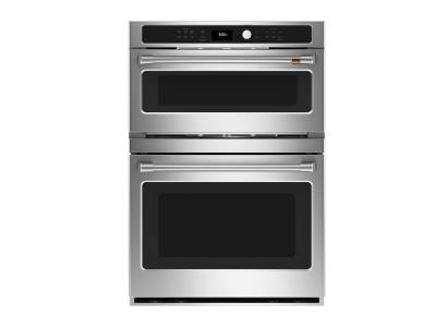30" GE Café 6.7 Cu. Ft. Combination Double Wall Oven With Convection - CTC912P2NS1