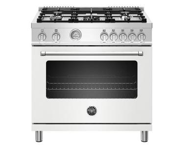 36" Bertazzoni  5 Burners Gas Range  - MAST365GASBIE