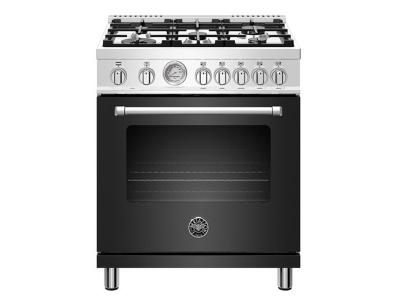 30" Bertazzoni Master Series Dual Fuel 5 Burners Electric Oven - MAST305DFMNEE