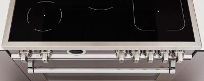 36" Bertazzoni Induction Range 5 Heating Zones  Electric Self-Clean Oven - MAST365INSXT