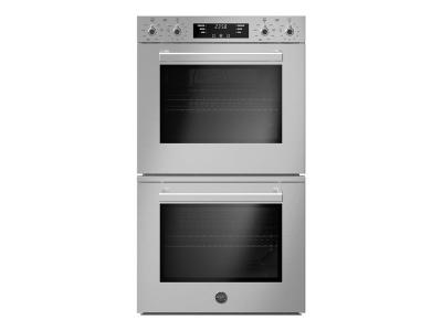 30" Bertazzoni Double Electric Convection Oven with Self-Clean - PROF30FDEXV