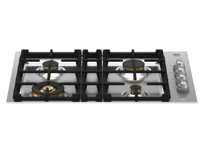 30" Bertazzoni Master Series Drop-in Gas Cooktop With 4 Brass Burners - MAST304QBXT
