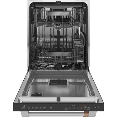 24" Café Interior Built In Dishwasher with Hidden Controls in Stainless Steel - CDT875P2NS1