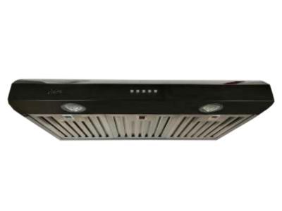 30" Cyclone Classic Collection Undermount Range Hood In Black - CYB919R30B