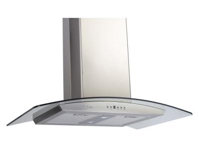 36" Cyclone Alito Collection Island Range Hood With Baffle Filter - SIB52136