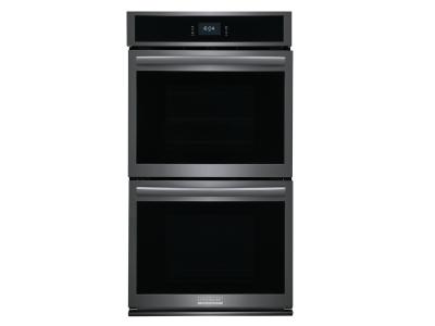 27" Frigidaire Gallery 7.6 Cu. Ft. Double Electric Wall Oven With Total Convection In Black Stainless Steel - GCWD2767AD