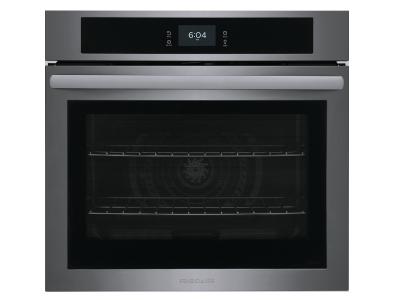 30" Frigidaire 5.3 Cu. Ft. Single Electric Wall Oven With Fan Convection In Black Stainless Steel - FCWS3027AD