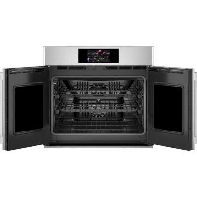 30" Monogram 5.0 Cu. Ft. French-Door Electric Convection Single Wall Oven with WiFi Connect In Stainless Steel - ZTSX1FPSNSS