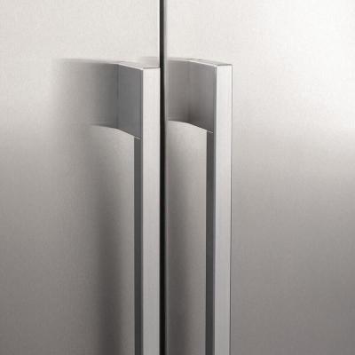 36" Monogram Built In Side By Side Stainless Steel Dispenser Refrigerator - ZISS360DNSS