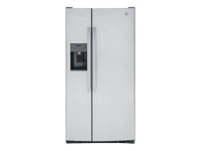 33" GE 23.2 Cu. Ft. Side-By-Side Refrigerator in Stainless Steel - GSS23GYPFS