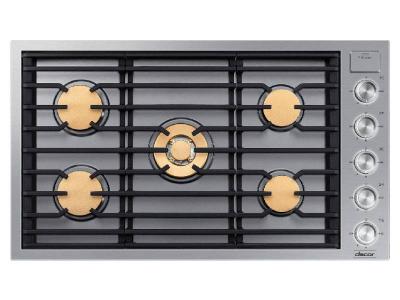 36" Dacor Contemporary Series Natural Gas Cooktop - DTG36M955FS