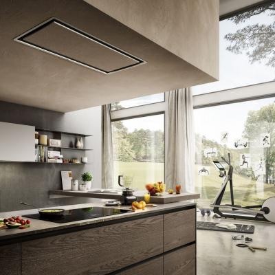 40" Elica Illusion Design Fabrizio Crisa Ceiling Mounted Range Hood In Stainless Steel With Stainless Steel Frame - EIL640DW