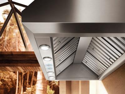 36" Elica Capri Wall Mount Outdoor Range Hood With LED - ECP136SS