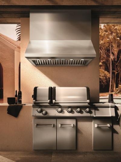 36" Elica Capri Wall Mount Outdoor Range Hood With LED - ECP136SS