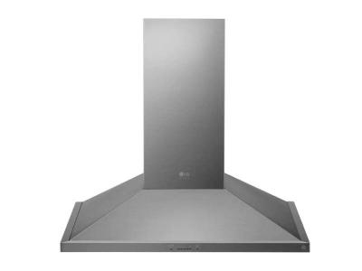 36" LG STUDIO Wall Mount Chimney Hood in Stainless Steel - LSHD3680ST