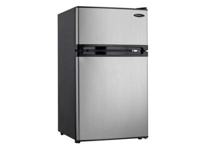 19" Danby 3.10 Cu. Ft. Dual Door Compact Fridge with Freezer - DCR031B1BSLDD