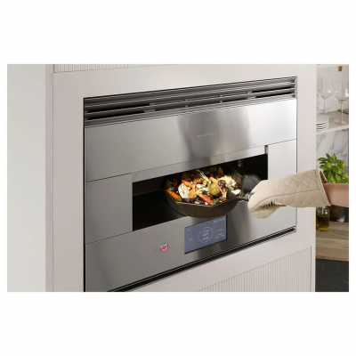 30" Monogram 1.23 Cu.Ft. Flush Electric Hearth Oven in Stainless Steel - ZEP30FRSS