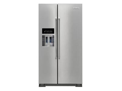 36" KitchenAid 24.8 Cu Ft. Side-by-Side Refrigerator - KRSF705HPS