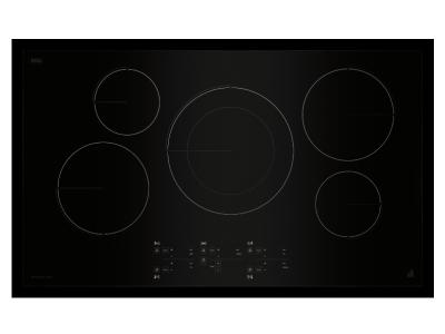 36" Jenn-Air Induction Smoothtop Cooktop with 5 Elements In Black - JIC4536KB