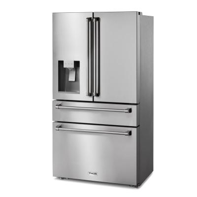 36" ThorKitchen 22 Cu. Ft. Professional French Door Refrigerator with Ice and Water Dispenser - TRF3601FD