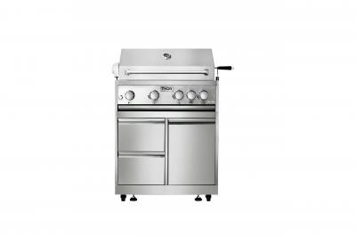32" ThorKitchen 4-Burner Gas BBQ Grill with Rotisserie in Stainless Steel - MK04SS304