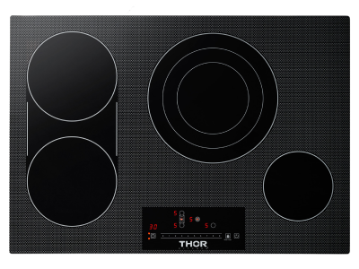 30" ThorKitchen Professional Electric Cooktop with Touch Control in Black - TEC30