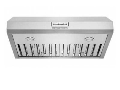 30" KitchenAid 585 CFM Under-Cabinet Range Hood in Stainless Steel - KVUC600KSS