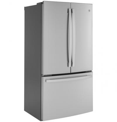 36" GE Energy Star Counter Depth Fingerprint Resistant French Door Refrigerator - GWE23GYNFS