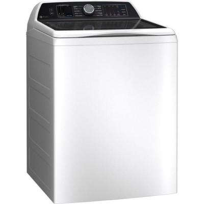 28" GE Profile 6.2 Cu. Ft. Top Load Washer with Smarter Wash Technology in White - PTW705BSTWS