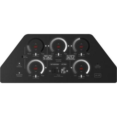 36" Café Built-In Touch Control Induction Cooktop in Black - CHP90361TBB