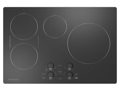 30" Monogram Induction Cooktop with Electronic Touch in Black - ZHU30RDTBB