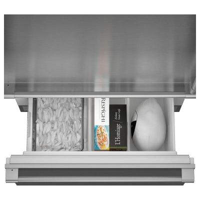 36" Monogram Left-Hinge Integrated Bottom-Freezer Refrigerator - ZIC363NBVLH
