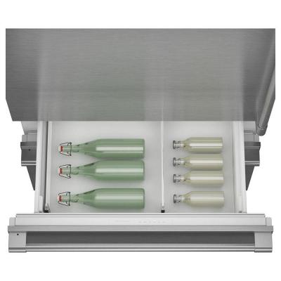 36" Monogram Left-Hinge Integrated Bottom-Freezer Refrigerator - ZIC363NBVLH