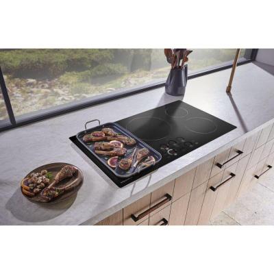 36" Monogram Induction Cooktop with Electronic Touch in Black - ZHU36RDTBB