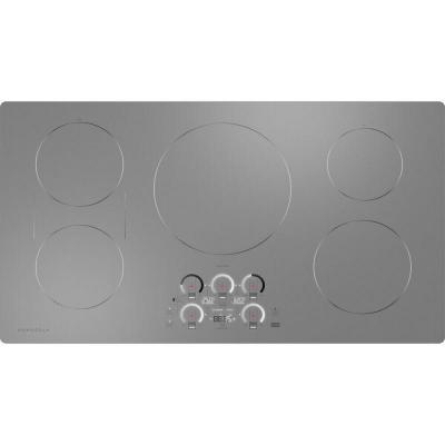 36" Monogram Induction Cooktop with Electronic Touch in Silver - ZHU36RSTSS