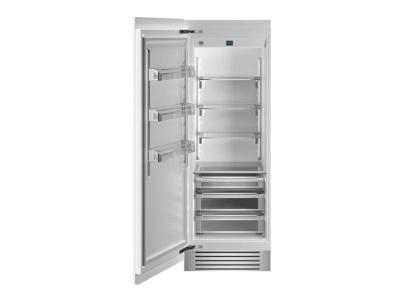 30" Bertazzoni 17.4 Cu. Ft. Built-in Column Refrigerator in Panel Ready - REF30RCPRL/23