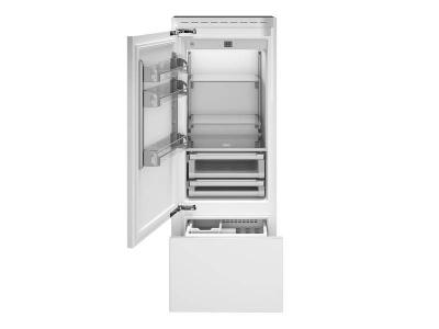 30" Bertazzoni 15.5 Cu. Ft. Built-in Bottom Mount Refrigerator in Panel Ready - REF30BMBIPLT