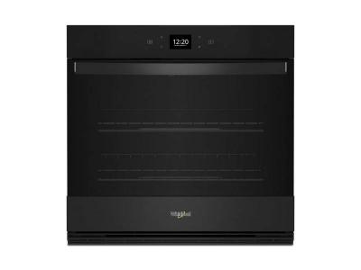 30" Whirlpool 5.0 Cu. Ft. Single Wall Oven with Air Fry When Connected - WOES5030LB