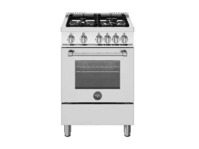 24" BERTAZZONI 2.4 Cu. Ft. Freestanding Gas Range with 4 Sealed Burners  - MAS244GASXVLP