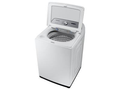 27" Samsung 5.7 Cu. Ft. Top Load Washer with ActiveWave Agitator in White - WA49B5205AW/US