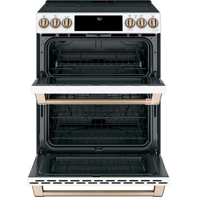 30" Café 6.7 Cu. Ft. True Convection Double Oven Slide-In Smooth Top Electric Range  - CCES750P4MW2